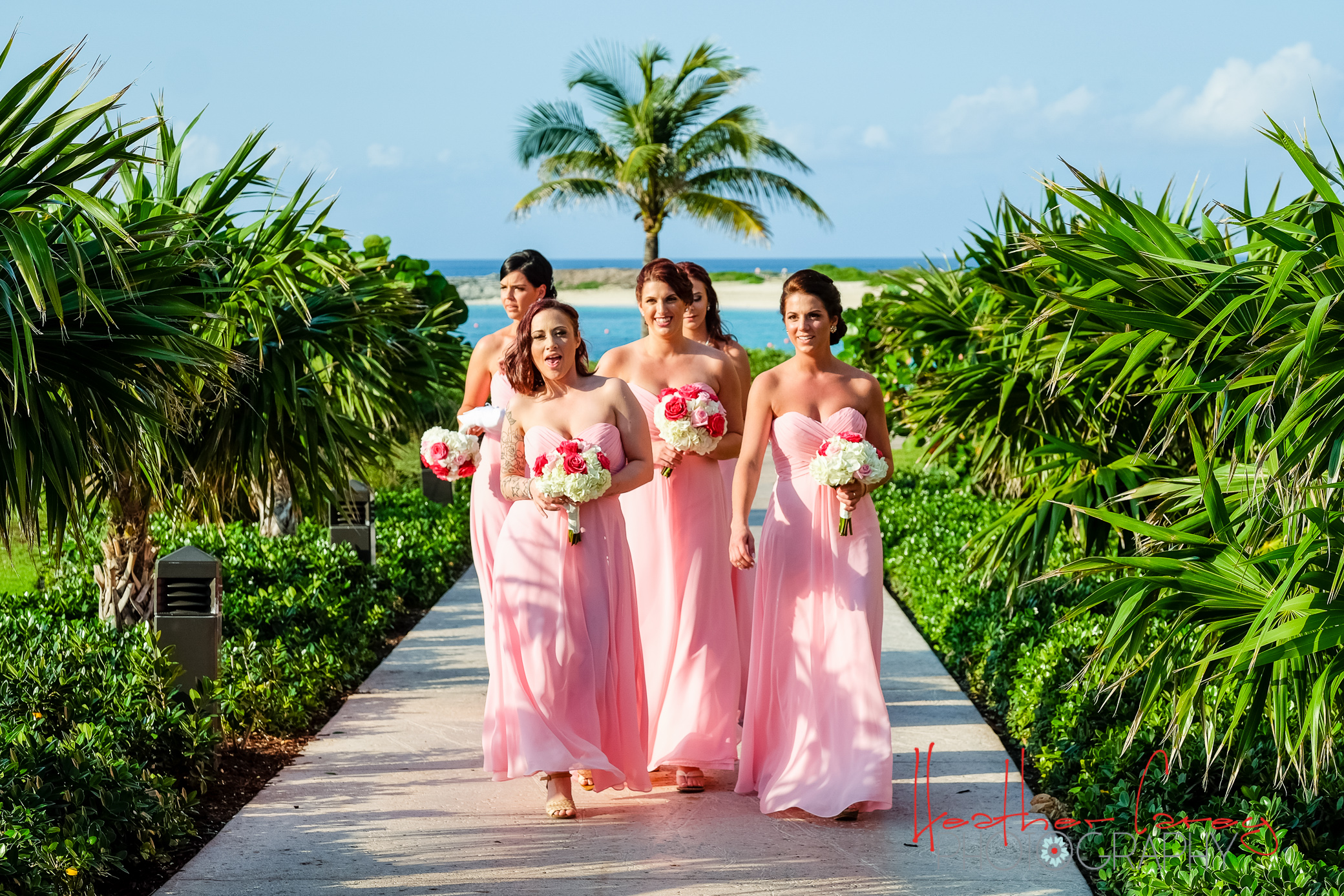 Nicole + Ash | Ocean's Edge, Atlantis, Paradise Island, Bahamas Wedding ...